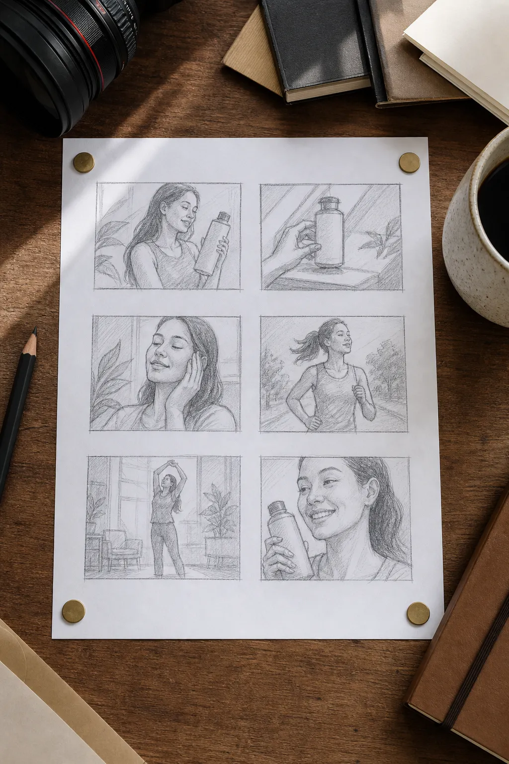 Create a Storyboard for an Ad Video